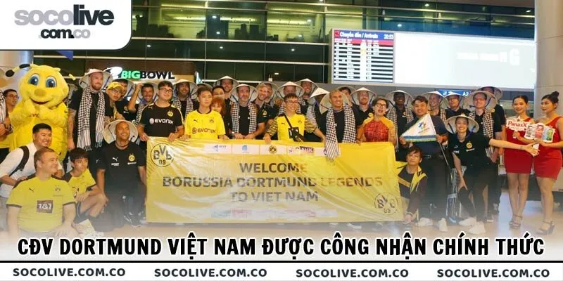 Hội CĐV Dortmund tại Việt Nam được công nhận chính thức từ năm 2018