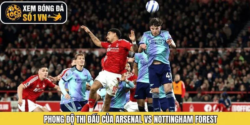 Phong độ hiện tại của Arsenal vs Nottingham Forest