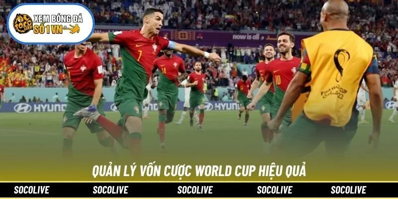Quản lý vốn cược World Cup hiệu quả